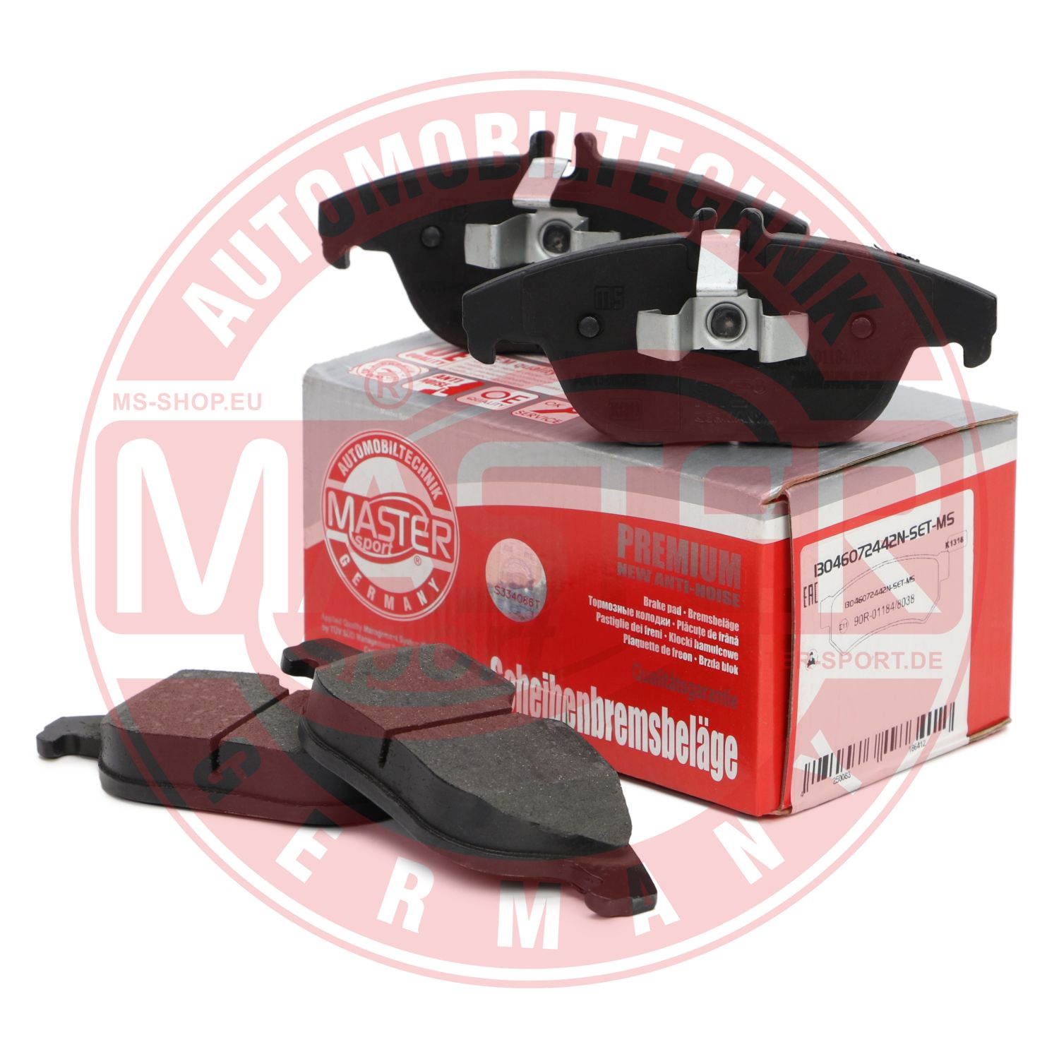 Placute frana MASTERSPORT GERMANY 13046072442N-SET-MS